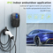 Punto de carga del cargador EV doméstico comercial de 22kw para la aplicación del cargador Ocpp2.0 de coches EV