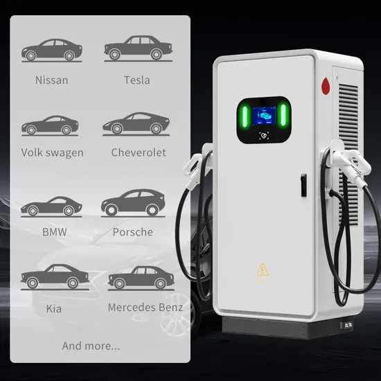 Ocpp 30kw 60kw Cargador rápido DC EV con doble CCS-2 GB/T CCS-1