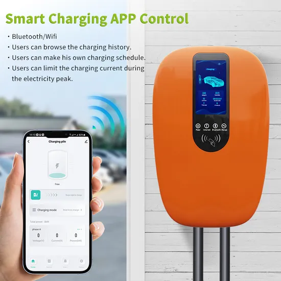 Cargador doméstico para vehículos eléctricos de 7 kw con función antirrobo
