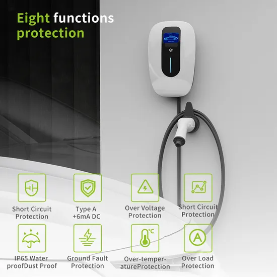 Estación de carga EV inteligente tipo 2/Gbt de 11kw con tarjeta WiFi/APP/RFID