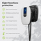 Estación de carga EV inteligente tipo 2 IP65 de 22kw con tarjeta WiFi/APP/RFID