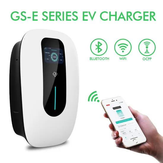 Estación de carga EV Wallbox tipo 2 con cargador rápido para vehículos eléctricos