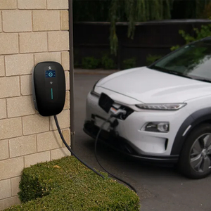 Montado en la pared de alto rendimiento /Estación de carga eléctrica con pedestal Cargador de batería de automóvil Área de estacionamiento con RoHS