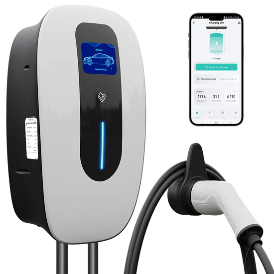 Estación de carga al por mayor para vehículos eléctricos tipo 2 con tarjeta WiFi/APP/RFID
