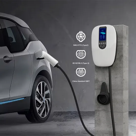 Punto de carga de nivel 2 de la placa del cargador EV con control remoto de la aplicación