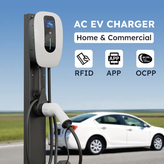 7kw 1 fase modo 3 tipo piso AC EV cargador cargador de coche eléctrico estación Wallbox con pantalla de 4,3 '