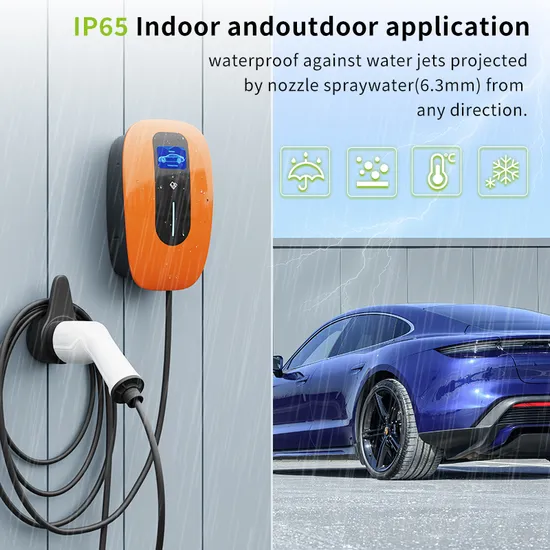Cargador EV 11kw tipo 2 IEC62196-2 con Cable de 5m 16A trifásico Evse Wallbox 380V para estación de Carga de coche de vehículo eléctrico