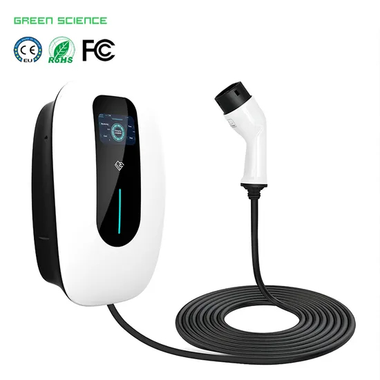 Estación de carga EV Wallbox tipo 2 con cargador rápido para vehículos eléctricos