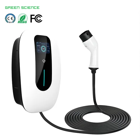 Estación de carga EV Wallbox tipo 2 con cargador rápido para vehículos eléctricos