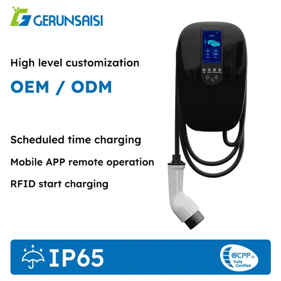 Cargador EV comercial para todos los usuarios con tarjeta APP/RFID y Ocpp opcional