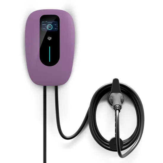 Estación de carga del coche eléctrico trifásico del cargador de Wallbox del hogar de EV con el interfaz del LCD