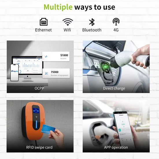 Cargador EV de 7kw, 11kw, 22kw, 16A con cable de 5m de carga para vehículos eléctricos