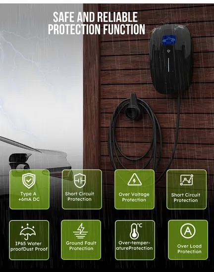 7kw 11kw 22kw Tipo 1 Tipo 2 Gbt AC Estación de carga EV
