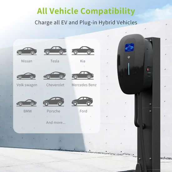 Estación de carga para vehículos eléctricos tipo 2, Wallbox inteligente de 7kw, 32A, cargador EV Wallbox para uso doméstico con aplicación de soporte CE WiFi