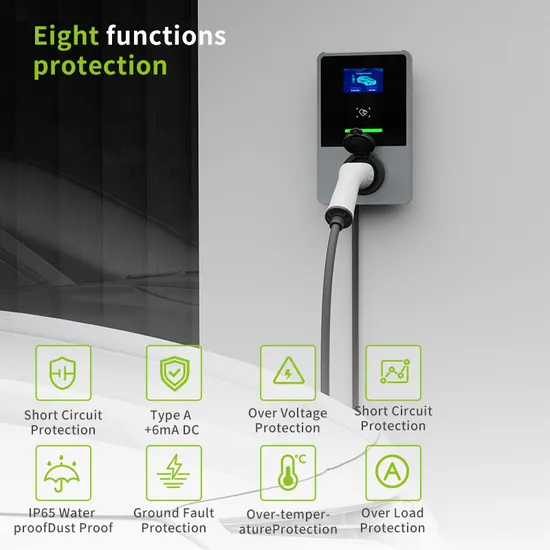 Estación de carga rápida de CA comercial para vehículos eléctricos