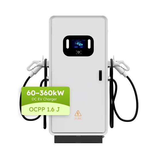 Estación de coche con cargador eléctrico rápido EV 120kw